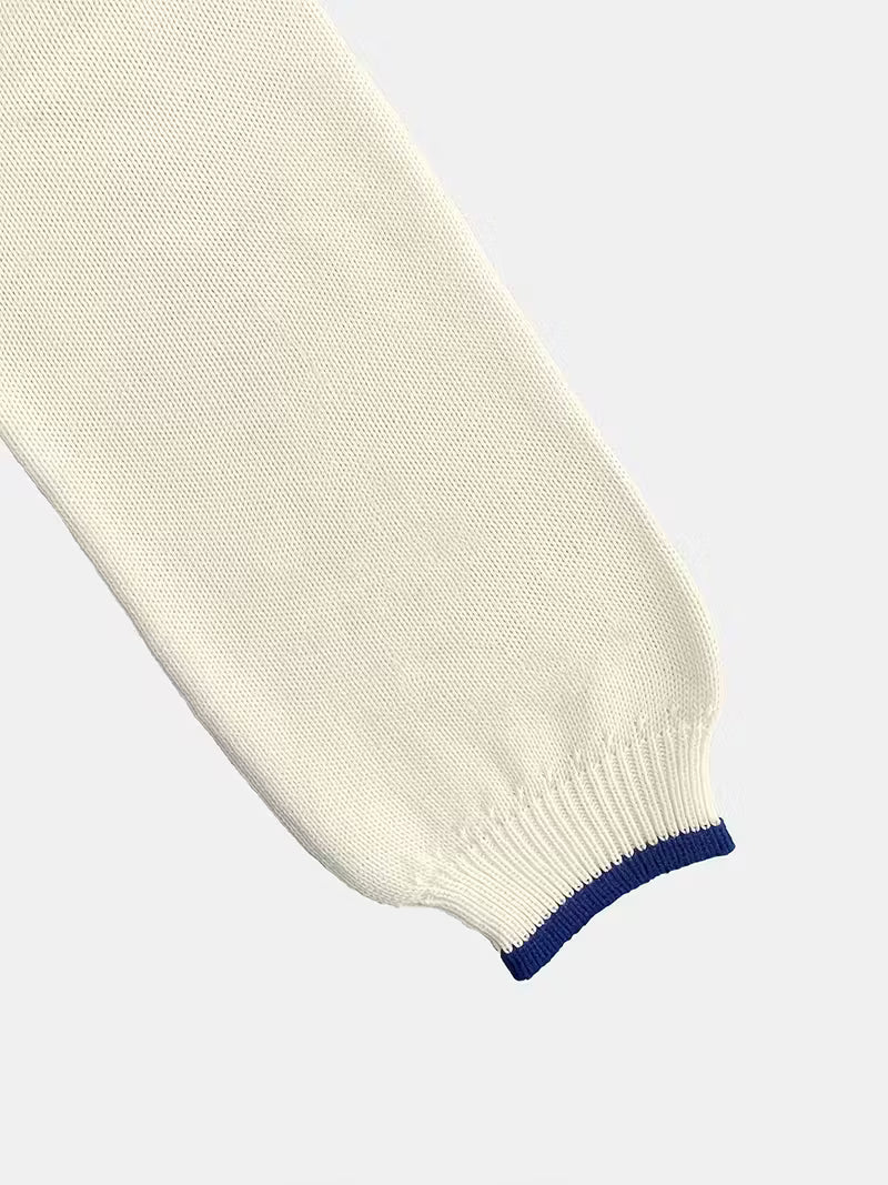 Strickpullover mit Fischmotiv